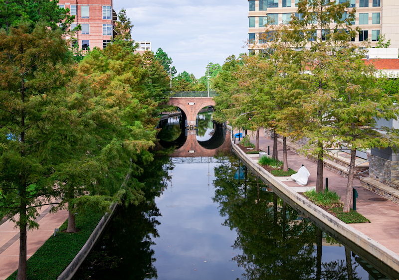 woodlands waterway